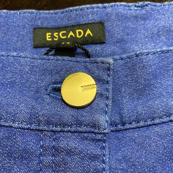 NEW Escada Straight Leg Stretch Jeans Size 14 - Picture 3 of 8